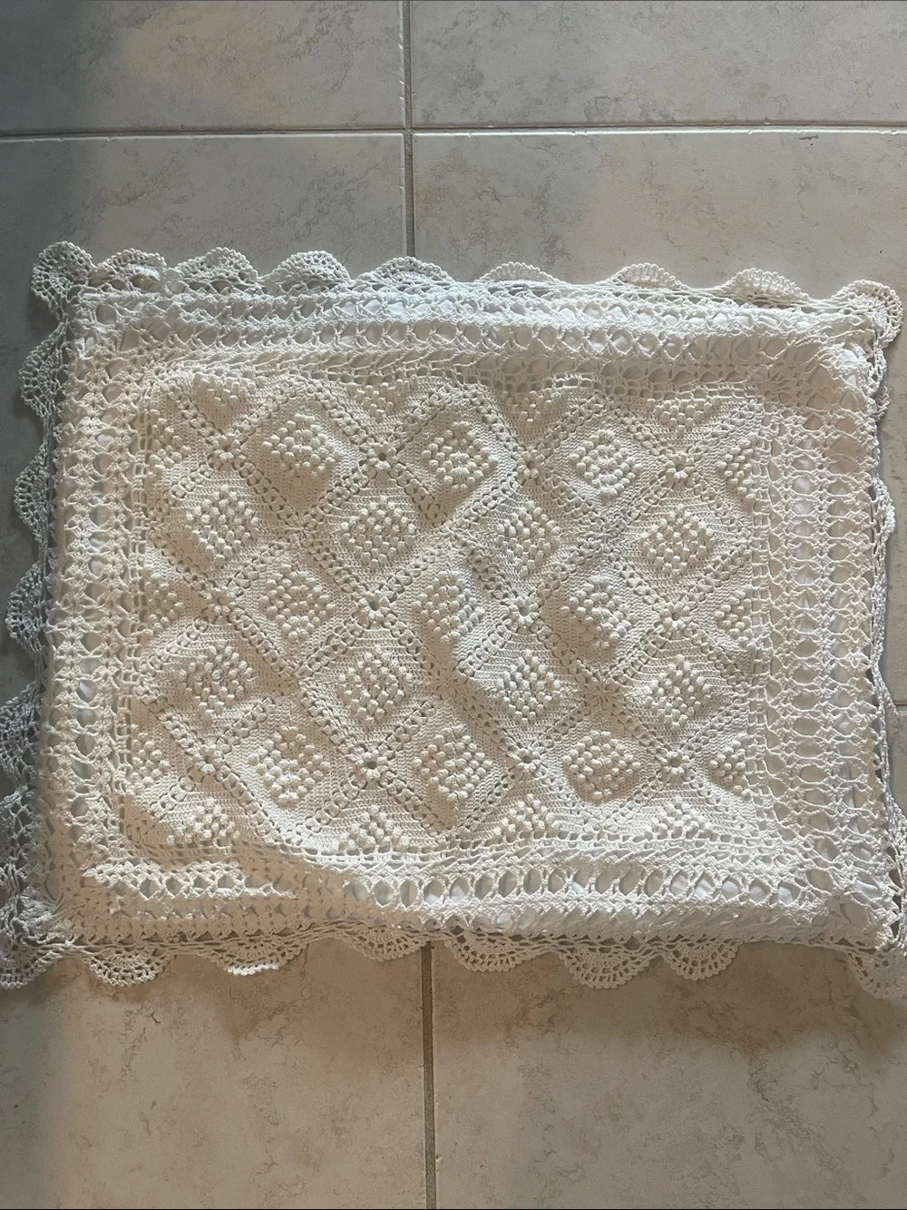 Crochet to pillow Sham